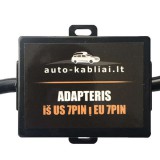 Adapteris iš US 7PIN į EU 7PIN