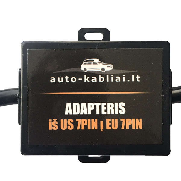 Adapteris iš US 7PIN į EU 7PIN